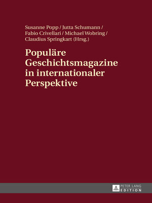 cover image of Populaere Geschichtsmagazine in internationaler Perspektive